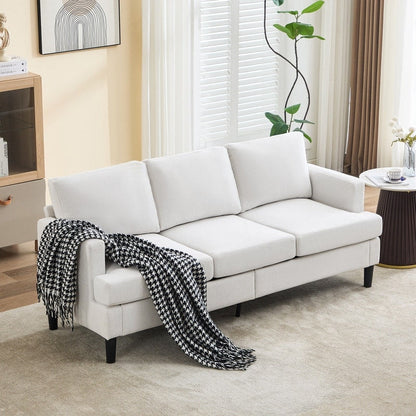 Divano a 3 posti - Tessuto traspirante, braccioli di supporto e gambe robuste