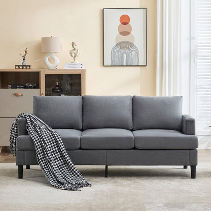 Divano a 3 posti - Tessuto traspirante, braccioli di supporto e gambe robuste