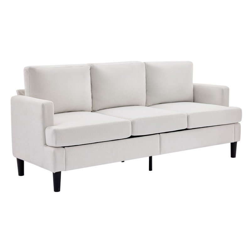 Divano a 3 posti - Tessuto traspirante, braccioli di supporto e gambe robuste