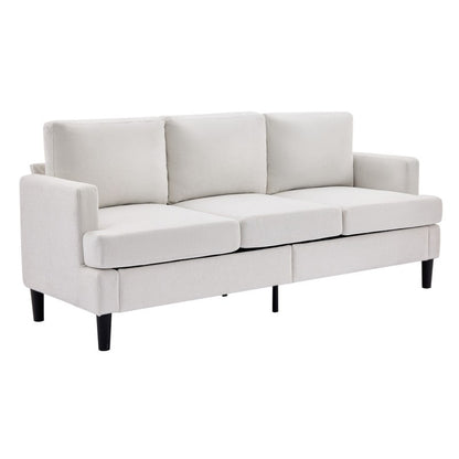 Divano a 3 posti - Tessuto traspirante, braccioli di supporto e gambe robuste