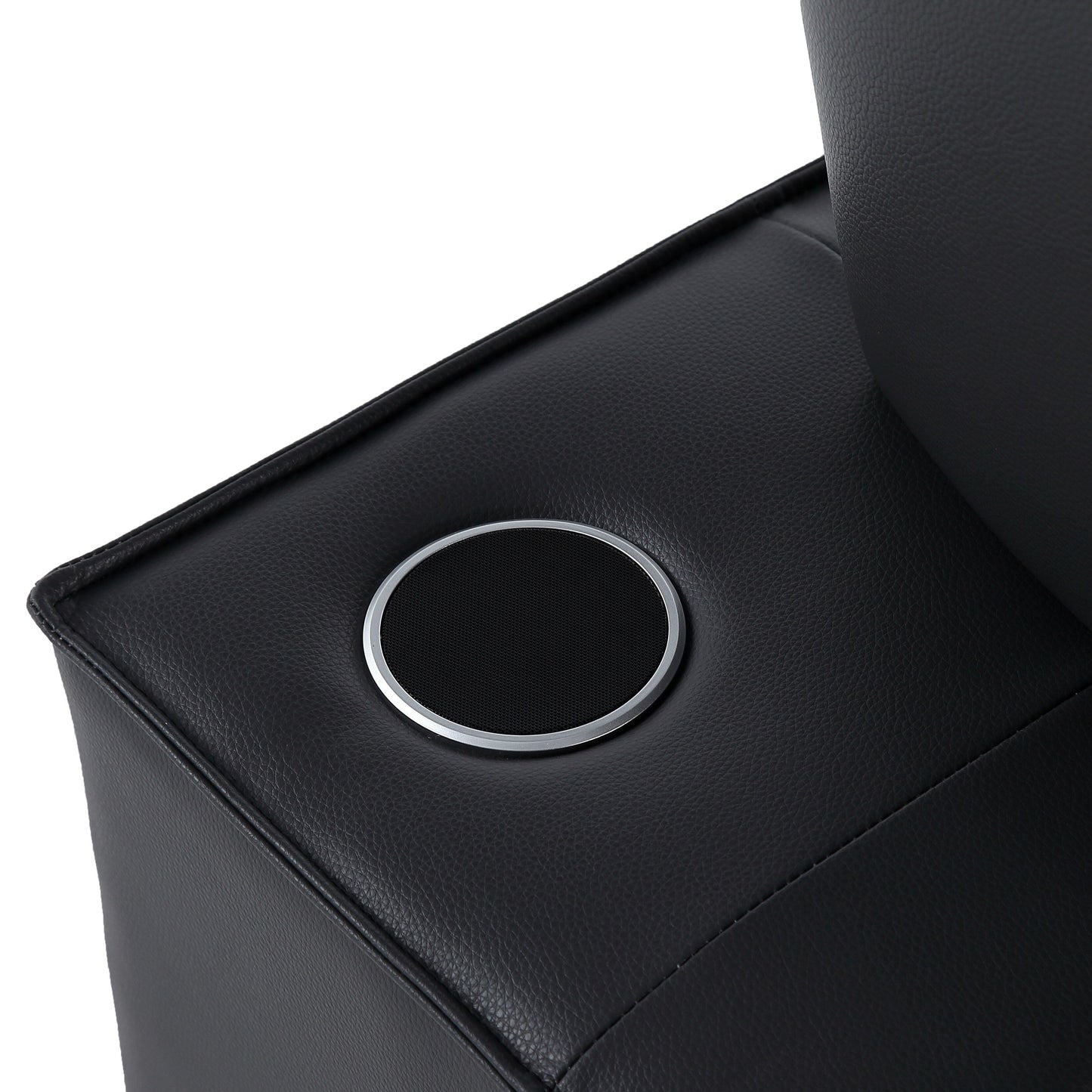 Poltrona letto trasformabile 3 in 1, divano reclinabile regolabile con altoparlanti Bluetooth, porte USB e cuscino morbido