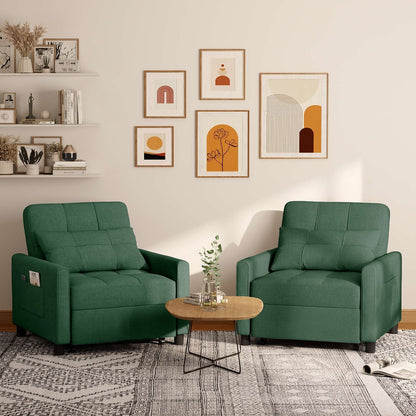 Divano letto estraibile 3 in 1, divano letto imbottito moderno convertibile e regolabile