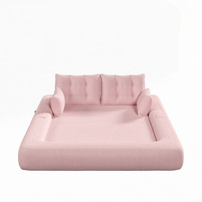 Divano letto imbottito in schiuma con tessuto Teddy 3 in 1