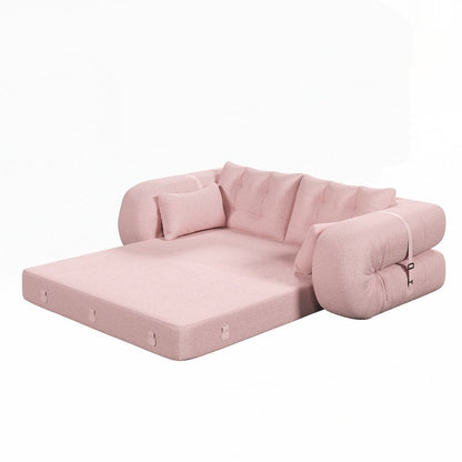 Divano letto imbottito in schiuma con tessuto Teddy 3 in 1