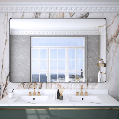 Specchio da bagno con cornice da parete