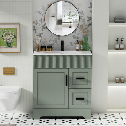 Mobile bagno Wavy Line 30/36/48 con lavabo e rubinetto