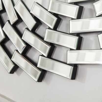 Specchio da parete a forma di raggio di sole, specchio decorativo rotondo