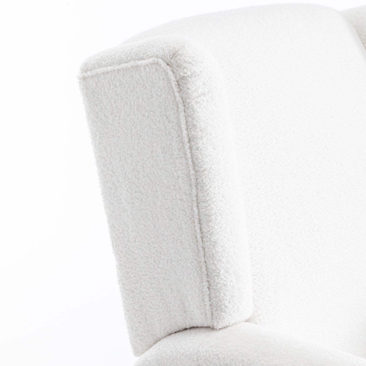 Poltrona reclinabile girevole manuale con schienale ad ala da 31'' W