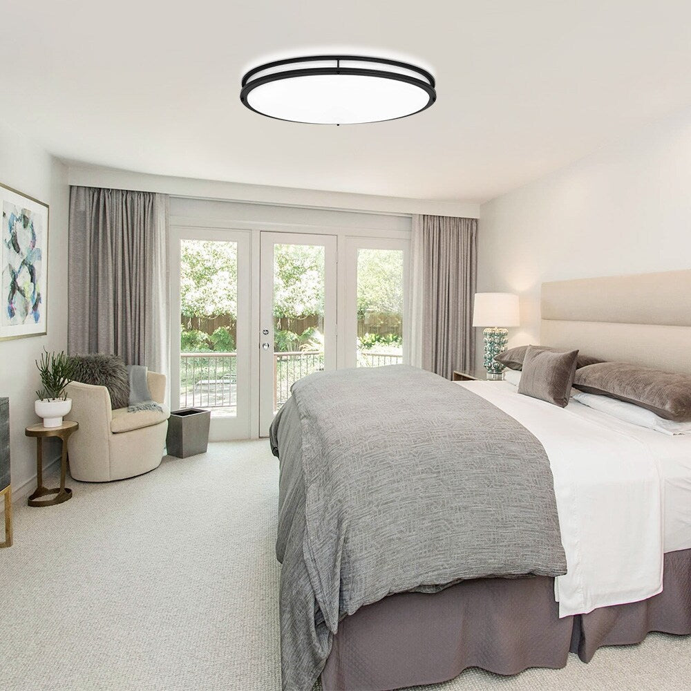 Plafoniera ovale da 32 pollici e 65 W con telecomando