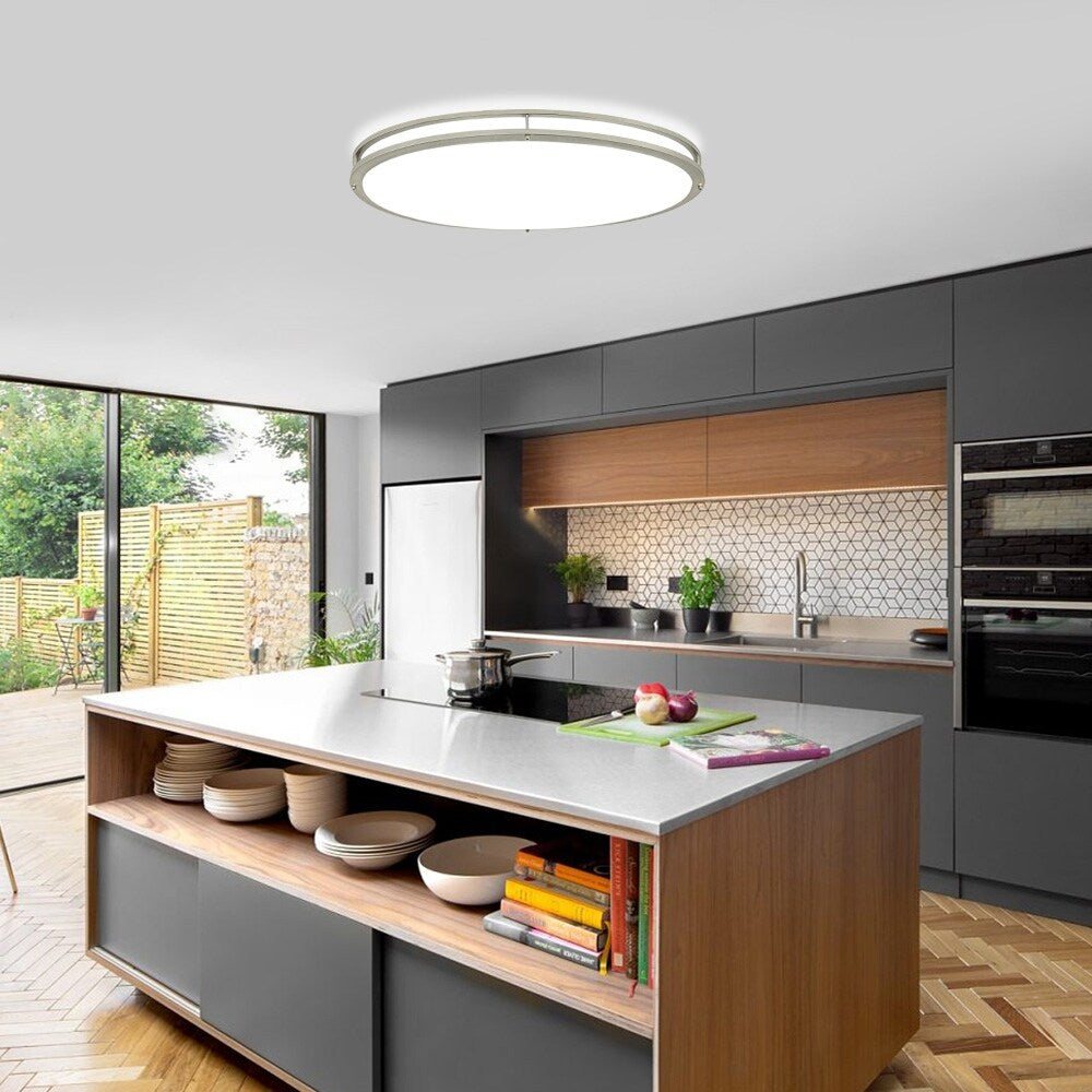 Plafoniera ovale da 32 pollici e 65 W con telecomando