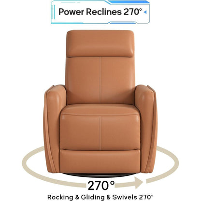 Poltrona reclinabile girevole elettrica da 32,3'' con porte USB