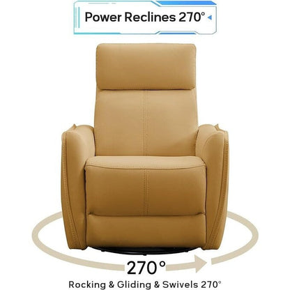 Poltrona reclinabile girevole elettrica da 32,3'' con porte USB