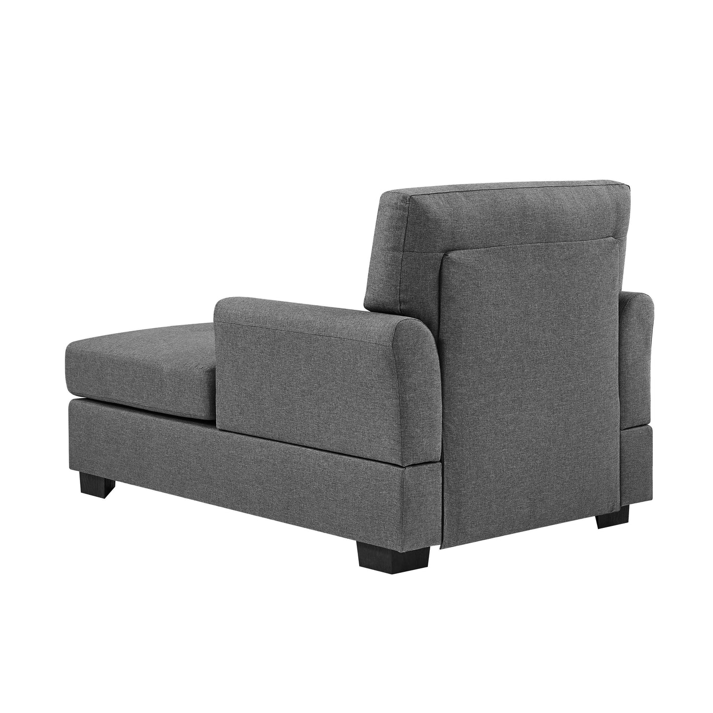 Chaise longue larga 34, morbida imbottitura, resistente miscela di poliestere, seduta e schienale trapuntati con bottoni offrono uno stile e un comfort senza tempo.