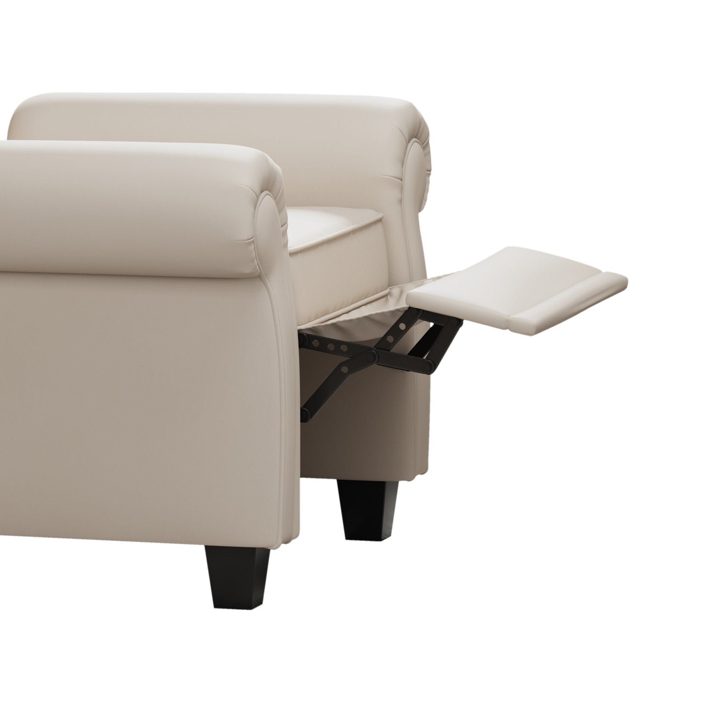 35.04 Poltrona imbottita regolabile con gambe robuste