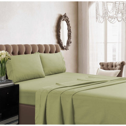 Set di lenzuola con tasca profonda in percalle di cotone extra 350 TC con piatto oversize