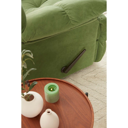 Divano reclinabile girevole a 360°, con rivestimento in tessuto, con supporto lombare, per soggiorno