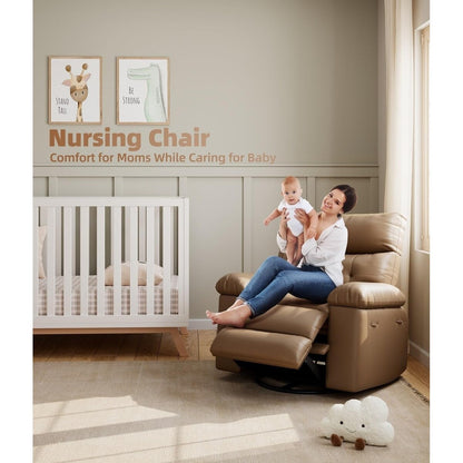 Poltrone reclinabili girevoli a 360° con riscaldamento e massaggio - Poltrona reclinabile pigra