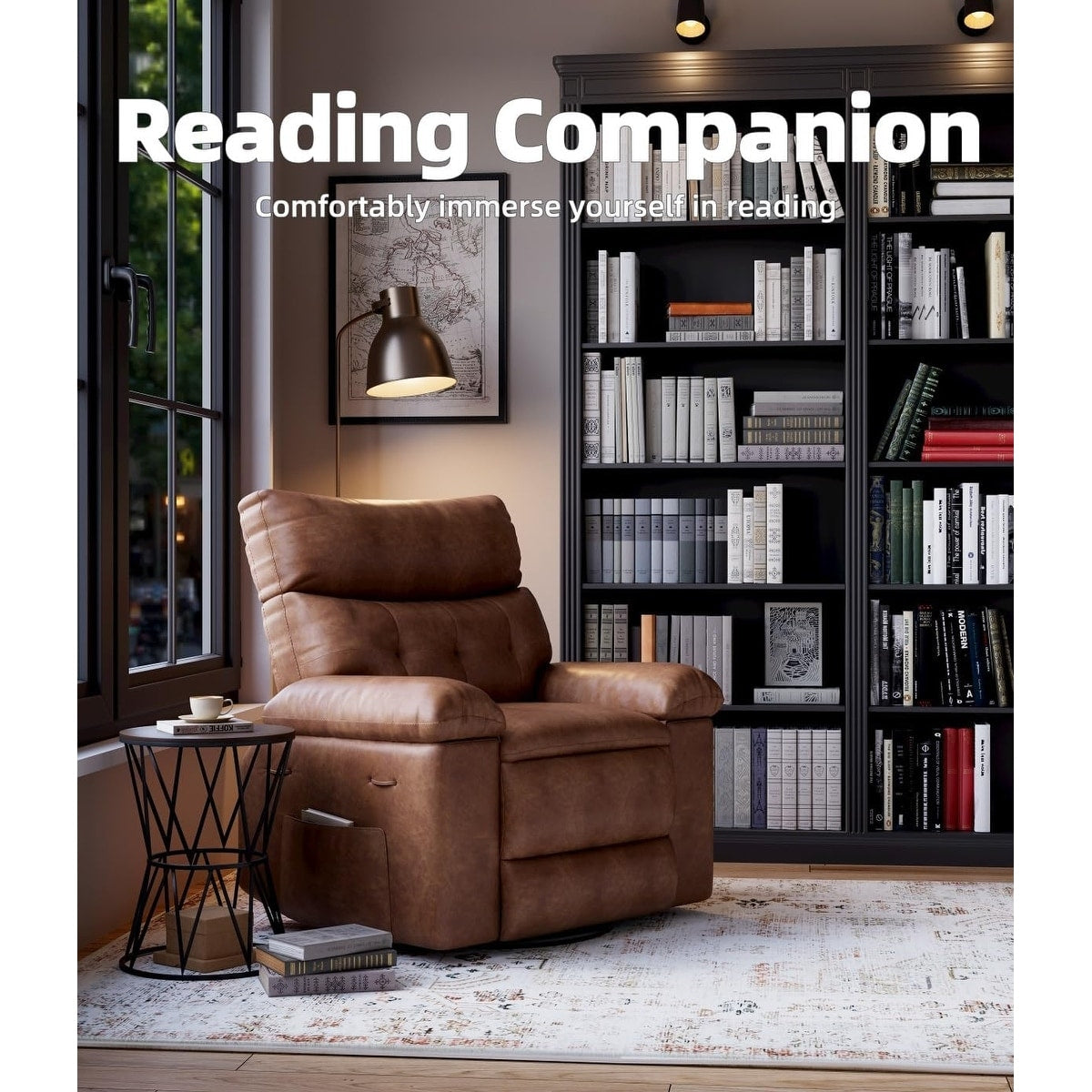 Poltrone reclinabili girevoli a 360° con riscaldamento e massaggio - Poltrona reclinabile pigra