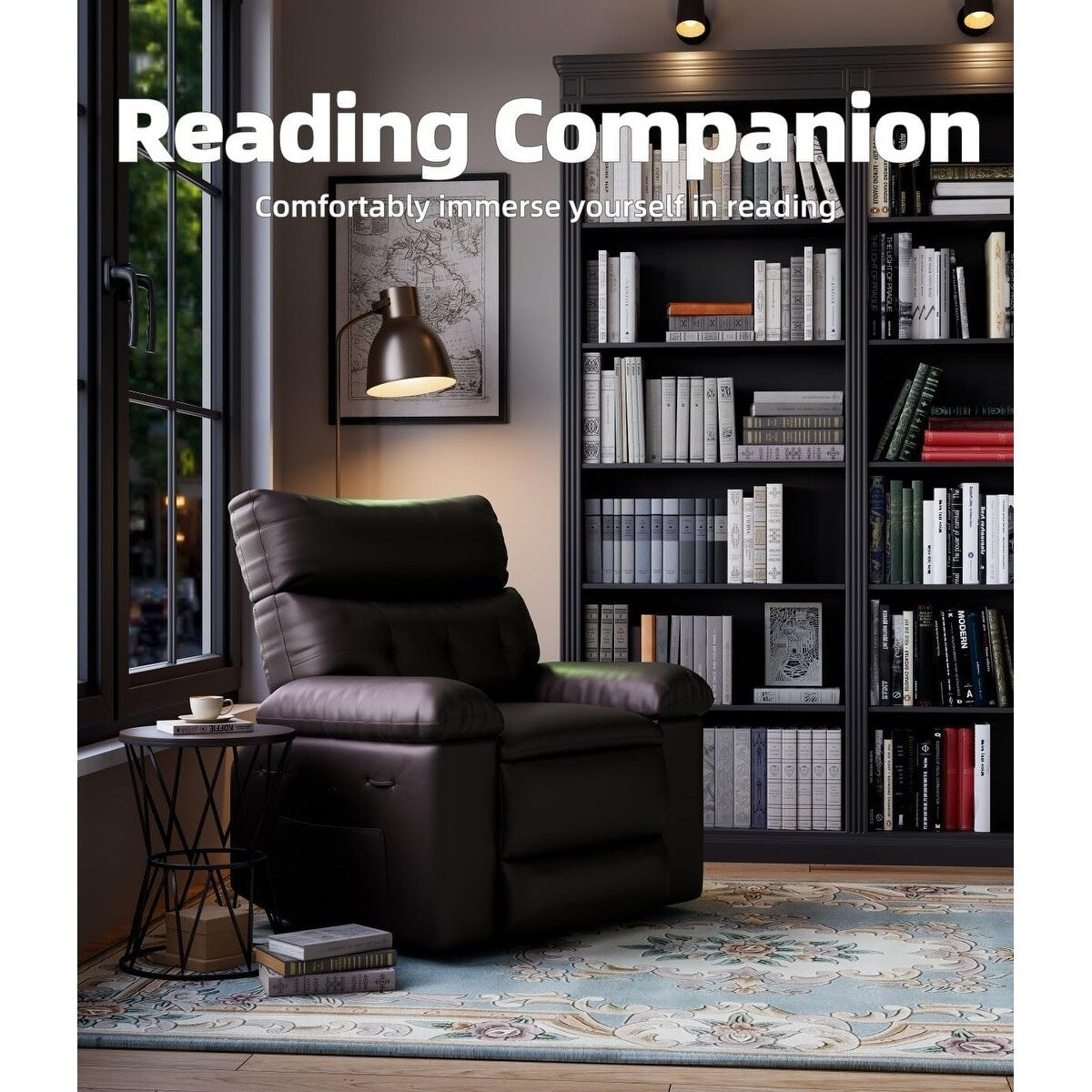 Poltrone reclinabili girevoli a 360° con riscaldamento e massaggio - Poltrona reclinabile pigra