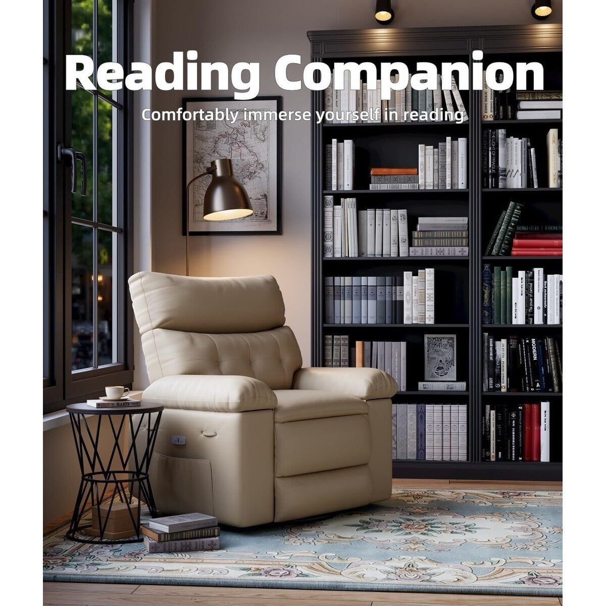 Poltrone reclinabili girevoli a 360° con riscaldamento e massaggio - Poltrona reclinabile pigra