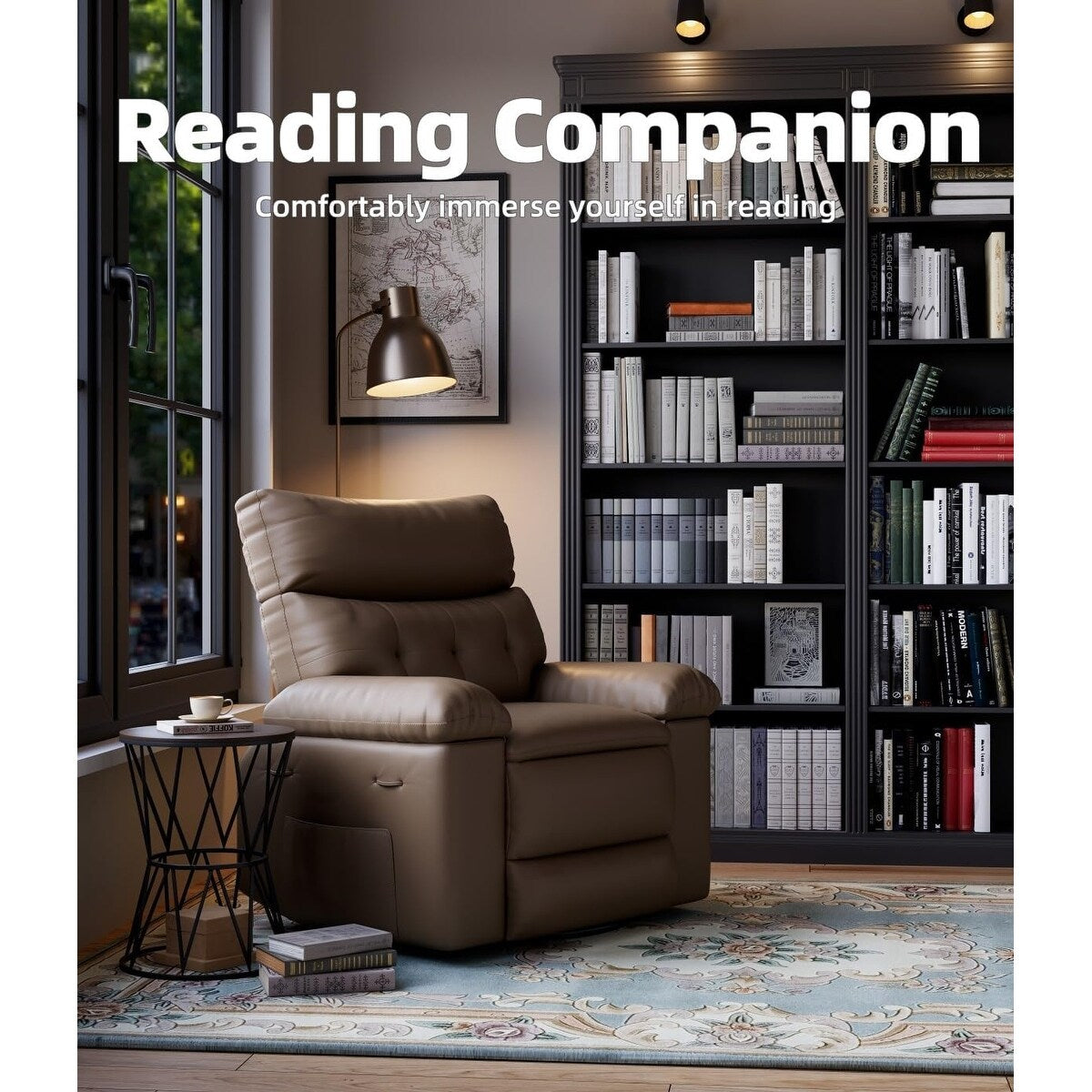 Poltrone reclinabili girevoli a 360° con riscaldamento e massaggio - Poltrona reclinabile pigra