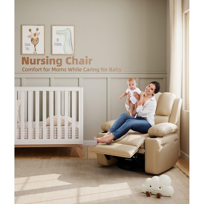 Poltrone reclinabili girevoli a 360° di grandi dimensioni con riscaldamento e massaggio