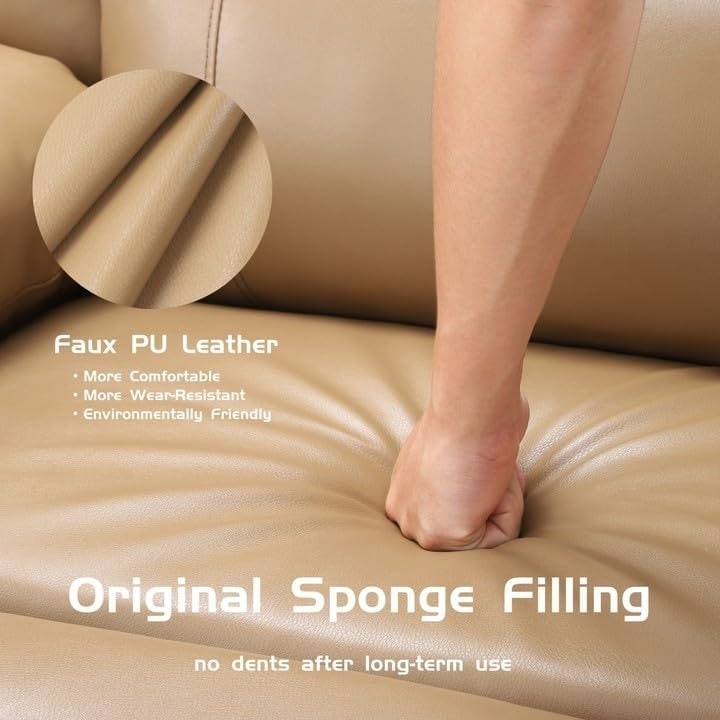 Poltrone reclinabili girevoli a 360° di grandi dimensioni con riscaldamento e massaggio