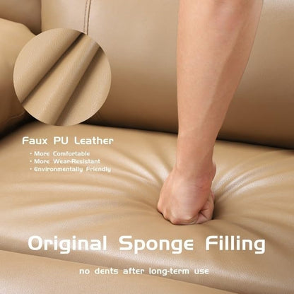 Poltrone reclinabili girevoli a 360° di grandi dimensioni con riscaldamento e massaggio