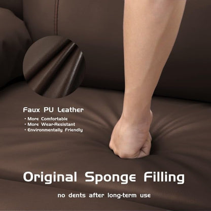 Poltrone reclinabili girevoli a 360° di grandi dimensioni con riscaldamento e massaggio