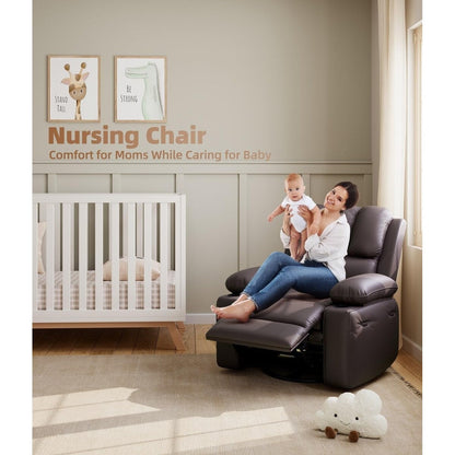 Poltrone reclinabili girevoli a 360° di grandi dimensioni con riscaldamento e massaggio