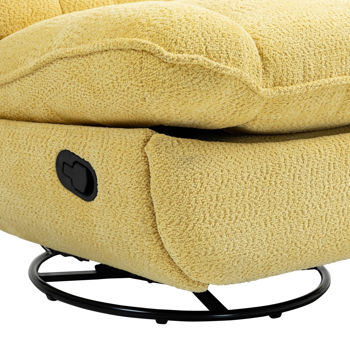 Poltrona reclinabile girevole a 360 gradi, set da 2