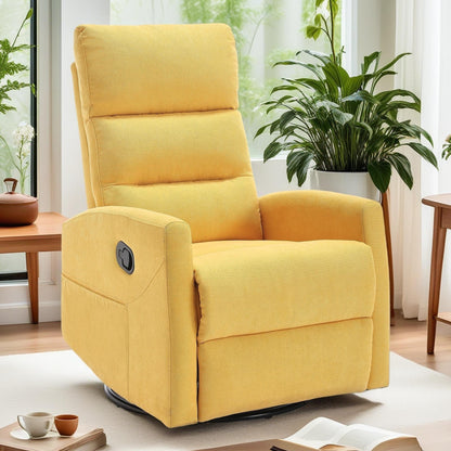 Poltrona reclinabile manuale girevole a 360° per soggiorno