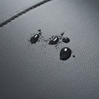 Poltrona reclinabile a dondolo girevole a 360°, meccanismo manuale con poggiapiedi, moderna poltrona imbottita per piccoli spazi, tasche laterali