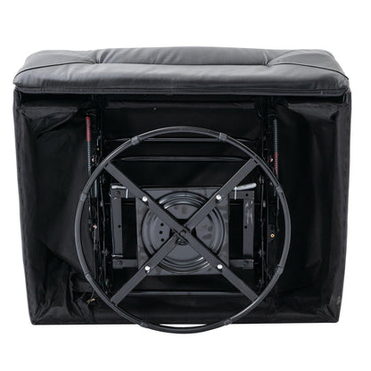 Poltrona reclinabile per home theater girevole e oscillante a 360°