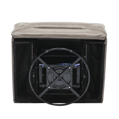 Poltrona reclinabile per home theater girevole e oscillante a 360°