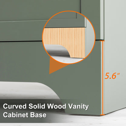 Mobile bagno Wavy Line 30/36/48 con lavabo e rubinetto