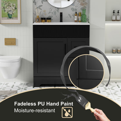 Mobile bagno Wavy Line 30/36/48 con lavabo e rubinetto