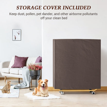 Letto pieghevole da 38'' con materasso, letto pieghevole portatile con telo di copertura