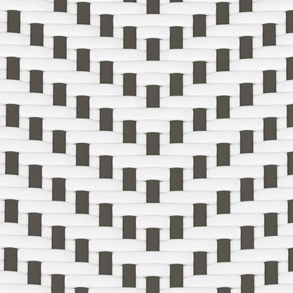 Set da bistrot pieghevole in rattan PE per interni/esterni da 3 pezzi