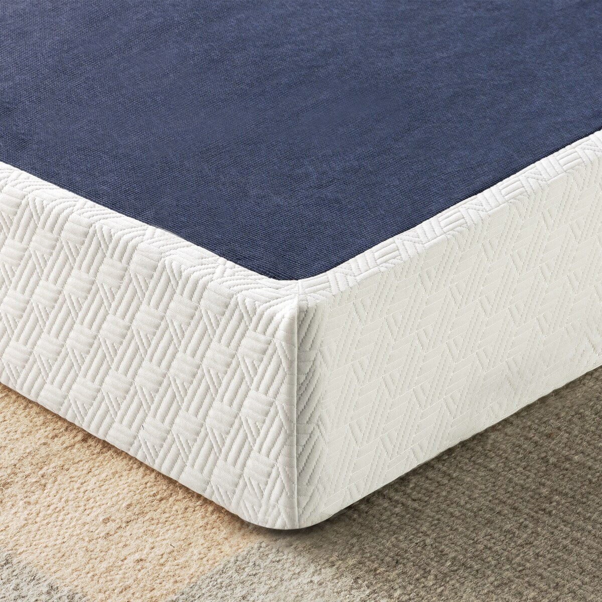 Supporto per materasso a molle in metallo da 4 pollici e 7,5 pollici con doghe in legno