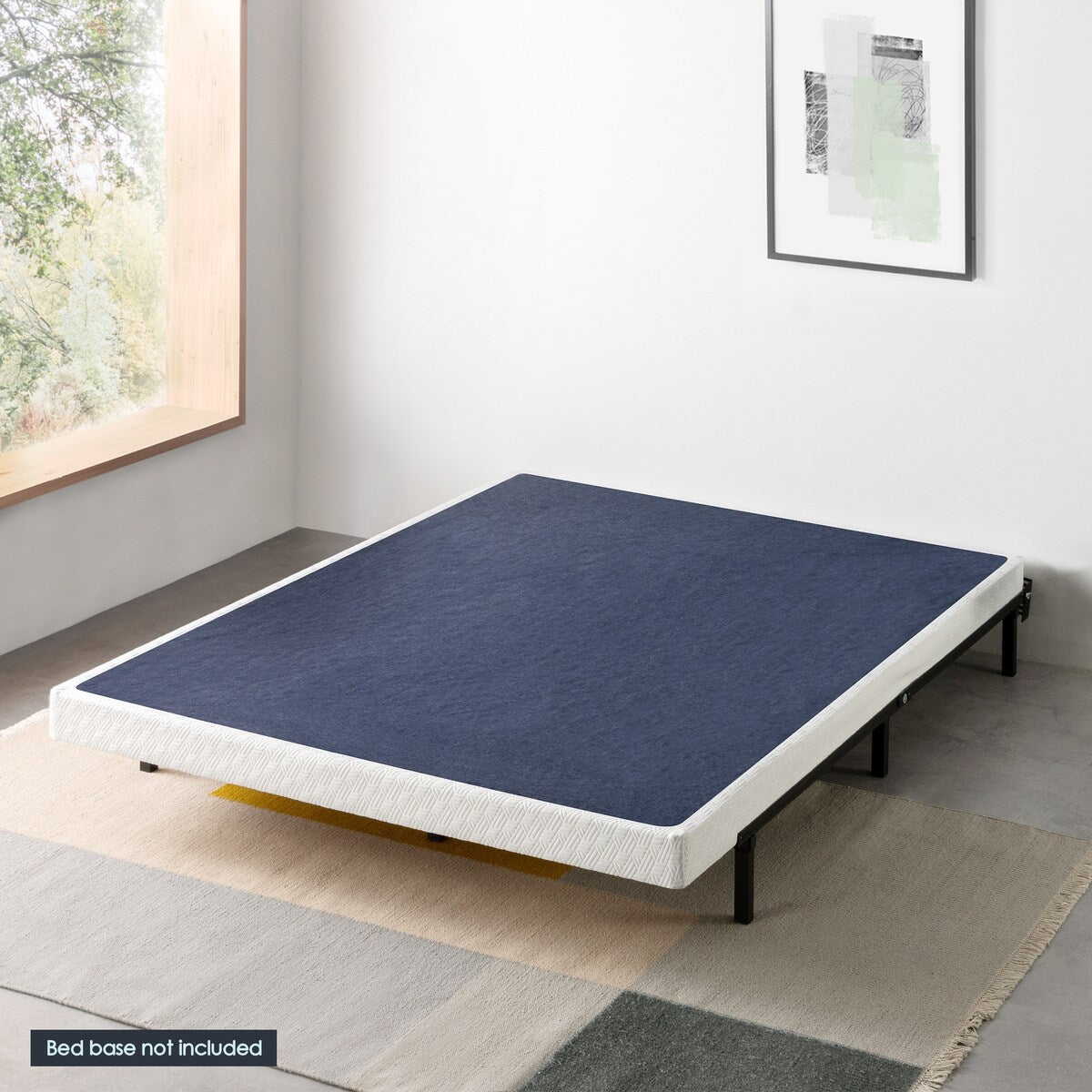 Supporto per materasso a molle in metallo da 4 pollici e 7,5 pollici con doghe in legno