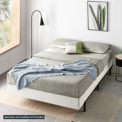 Supporto per materasso a molle in metallo da 4 pollici e 7,5 pollici con doghe in legno