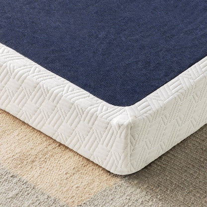 Supporto per materasso a molle in metallo da 4 pollici e 7,5 pollici con doghe in legno