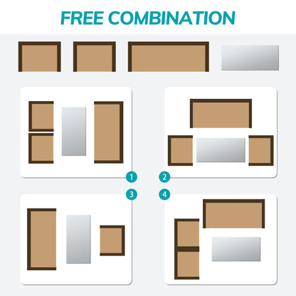 Set da conversazione in vimini per patio, 4 pezzi, divano, sedia e seduta in rattan