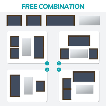 Set da conversazione in vimini per patio, 4 pezzi, divano, sedia e seduta in rattan