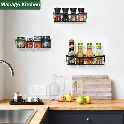 Confezione da 4 contenitori per doccia - 4 pezzi