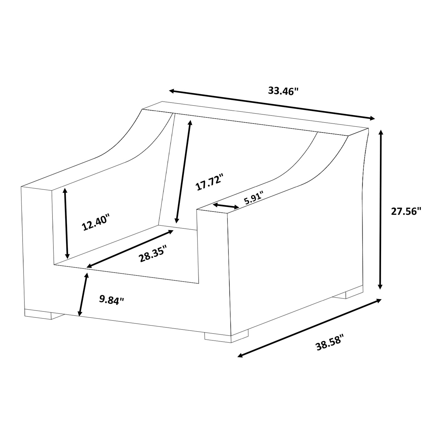 Set di divani rustici Manhattan in vimini da 4 pezzi con vetro temperato
