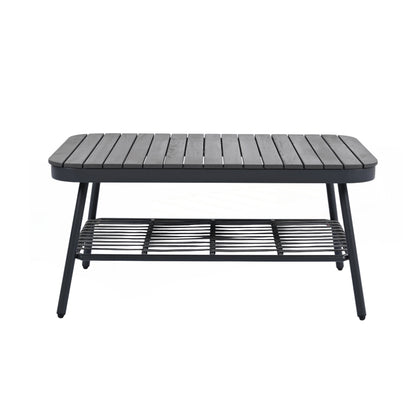 Set di mobili da esterno per patio da 4 pezzi