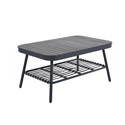 Set di mobili da esterno per patio da 4 pezzi