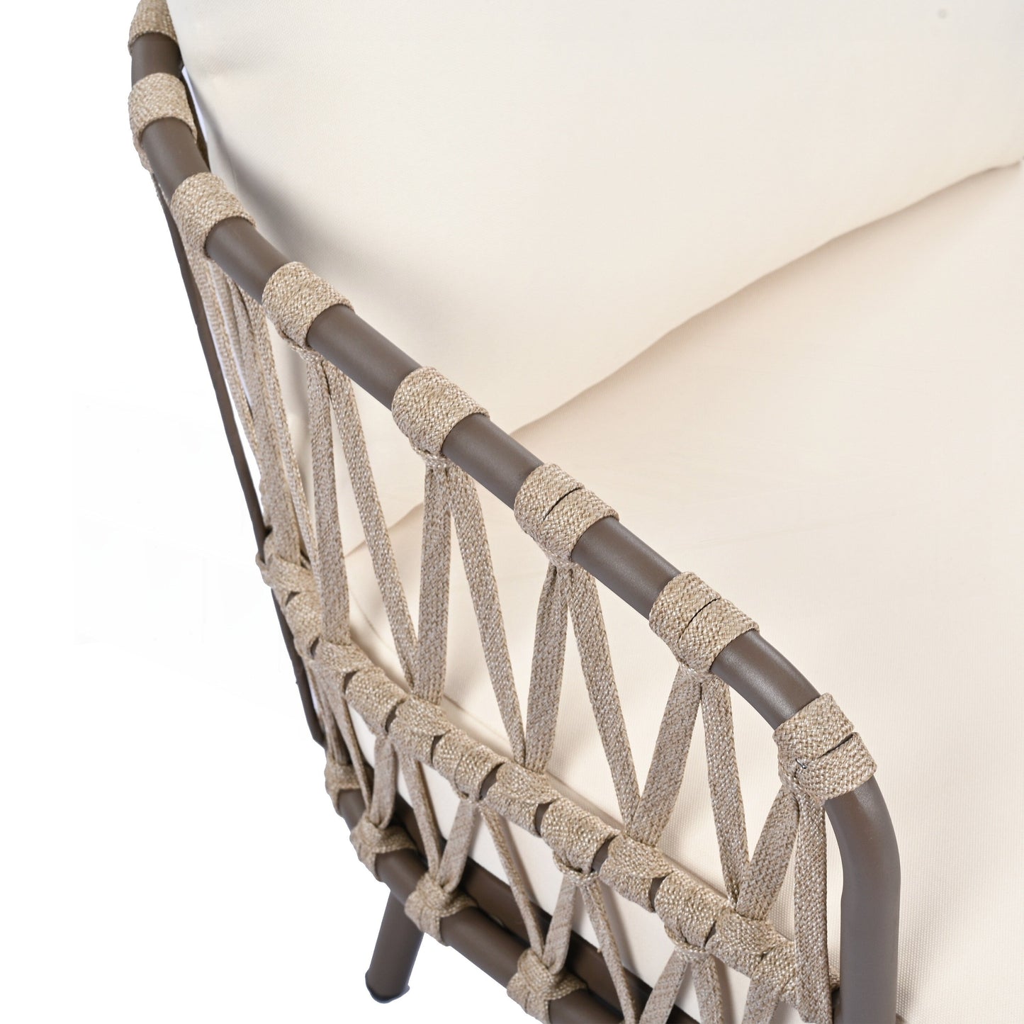 Set di mobili da esterno per patio da 4 pezzi